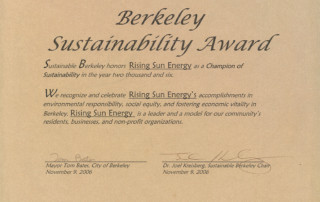 Other- Sustainabable Berkeley- Award